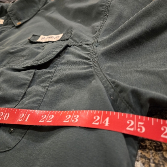 Magellan Outdoors Dark Green Fishing Shirt Lightweight Men's size XL w/ 2 FLAWS - Picture 10 of 16